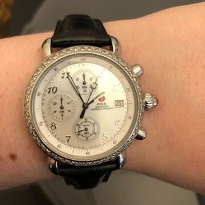 Michele CSX Diamond Chronograph Watch